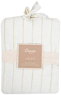 Crane Baby Boho Cotton Crib Skirt with Fringe