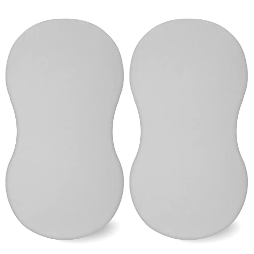 TILLYOU Baby Bassinet Sheets Cotton 2 Pack 1