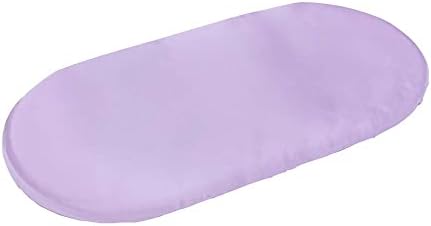 MIRYOKAER Bassinet Sheets Soft Polyester Satin Light Purple Universal Fit