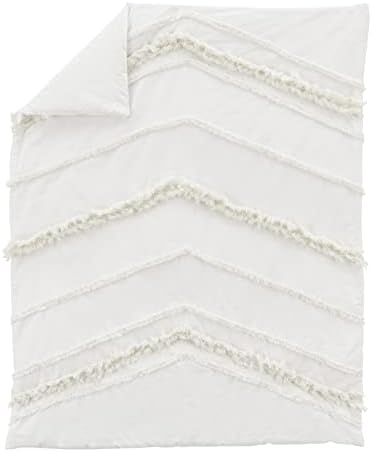 Sweet Jojo Designs Ivory Boho Mini Crib Bedding Set 3pc 1
