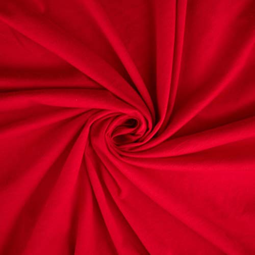 SheetWorld Fitted Cotton Jersey Bassinet Sheet Solid Red 17 x 30