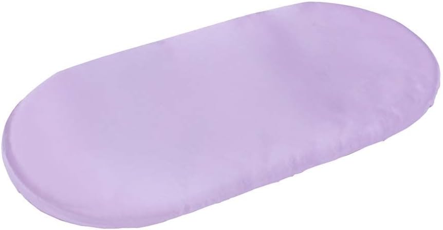 MIRYOKAER Bassinet Sheets Soft Polyester Satin Light Purple Universal Fit