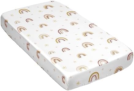 Sweet Jojo Designs Boho Rainbow Crib Sheet 1