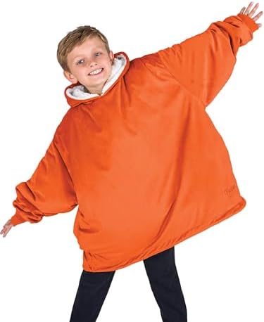 Bare Home Wearable Blanket Hoodie - Soft Plush Sherpa