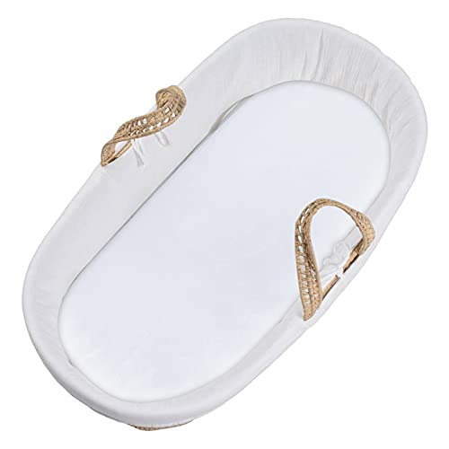 Coldwind 2 Pack Satin Bassinet Sheets for Baby Hair