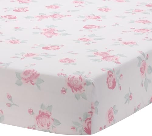 Lambs Ivy Coquette Floral Pink Bows Crib Bedding Set