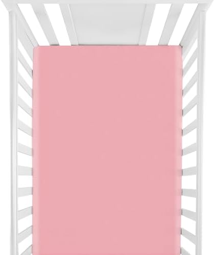 Super Soft Microfiber Crib Sheets 28x52x8 Pink