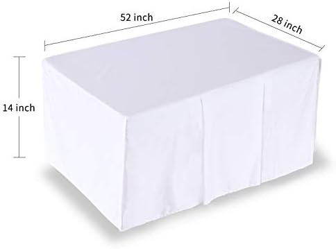 ShunjieHome Crib Skirt 100 Egyptian Cotton 400 Thread Count 14 Drop
