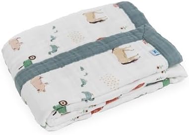 Little Unicorn Farmyard Quilt for Newborns