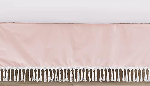 Sweet Jojo Designs Pink Boho Bed Skirt for Crib
