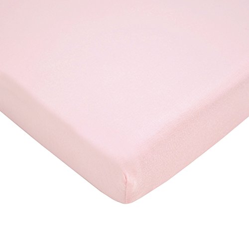 American Baby Company 100 Cotton Mini Crib Sheet 38x24 Baby Pink