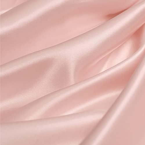 SiinvdaBZX Silky Soft Pink Bassinet Fitted Sheet