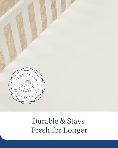 PurComfy Supersoft Bamboo Viscose Bassinet Sheets 2-Pack