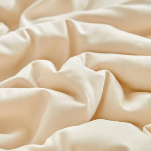 UOZZI BEDDING Ruffled Crib Comforter - 43x60 Cream