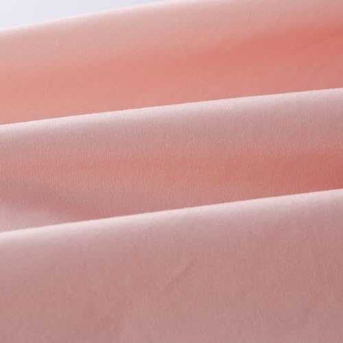 TotAha Premium Stretchy Bassinet Sheets 4-Pack Pale Pink Floral