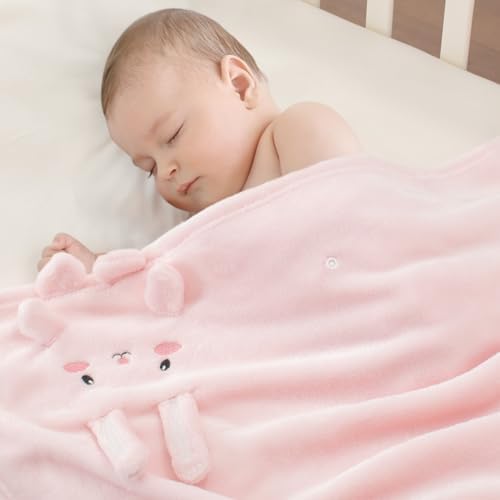 Babyhuggle Foldable Rabbit Plush Blanket 1