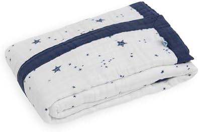 Little Unicorn Receiving Quilt for Newborns