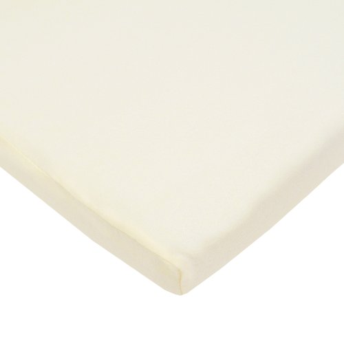 TL Care 15 x 33 Fitted Bassinet Sheet - Natural Cotton Cream Soft Breathable