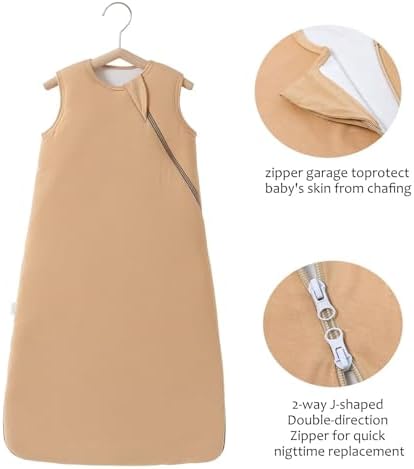LOVABYLUCK Baby Sleep Sack with 2-Way Zipper 1