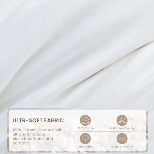 ROSE FEATHER Summer Cooling Baby Quilt with Corner Tabs