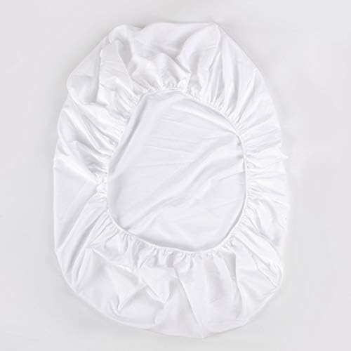 Organictune Microfiber Crib Sheets 28x52x8 White