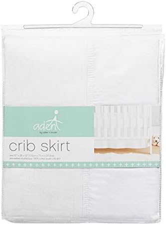 Aden by aden anais Crib Skirt White