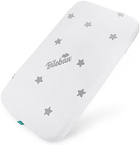 Biloban Bassinet Mattress Pad 18 x 36 x 08 Waterproof Breathable
