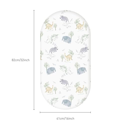 GLLQUEN Baby Bassinet Sheets Set 2-Pack 1