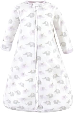 Hudson Baby Unisex Sleep Sack with Lilac Elephants 12-18 Months