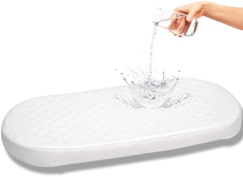 First Essentials Baby Bassinet Mattress Pad Oval 13X29