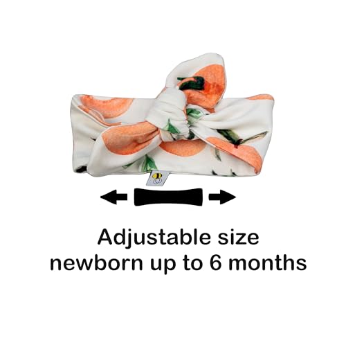 TeoBee Peach Swaddle and Headband Set 0-6 Months