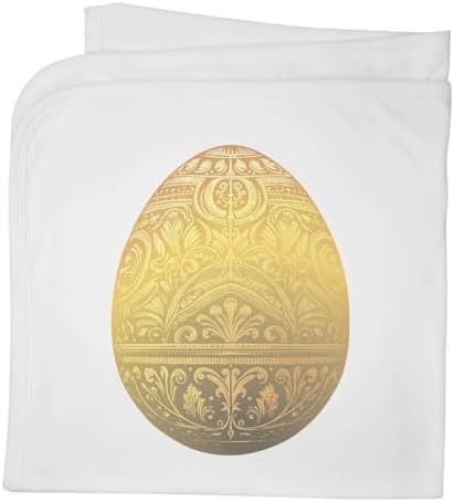 Azeeda Ornate Golden Egg Cotton Blanket Shawl