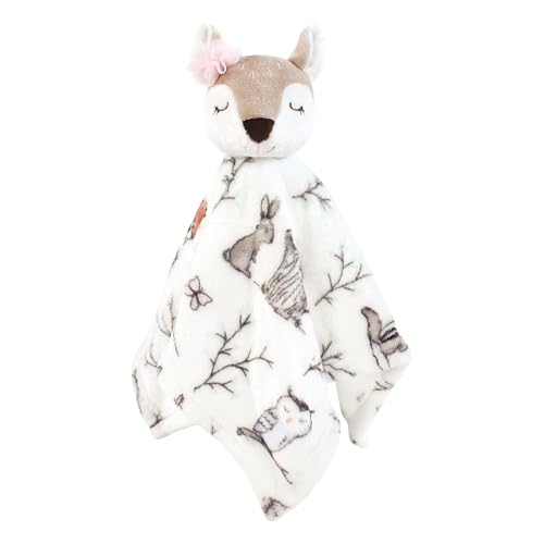 Hudson Baby Unisex Animal Face Security Blanket Enchanted Forest 3-Pack