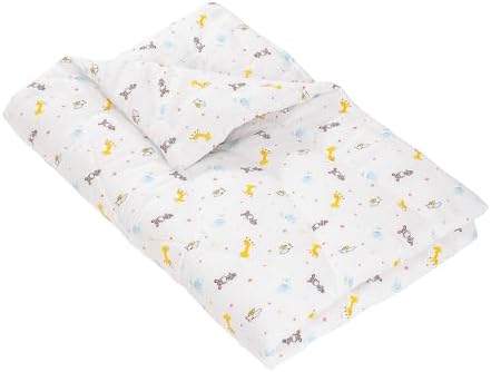 Baby Bees Giraffe Muslin Crib Quilt for Baby Boys and Girls