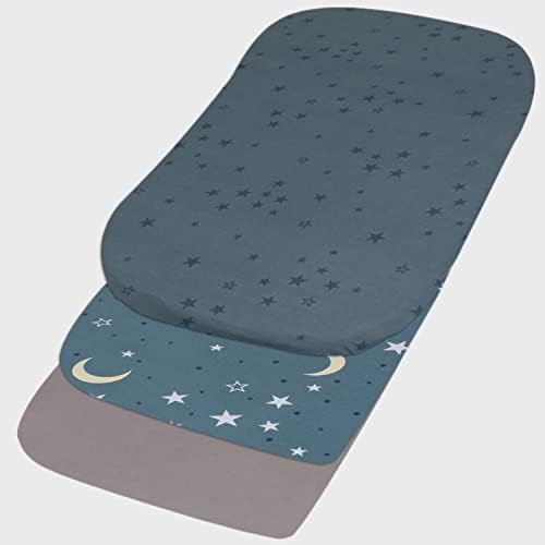 Belsden 3-Pack Flexible Bassinet Sheets