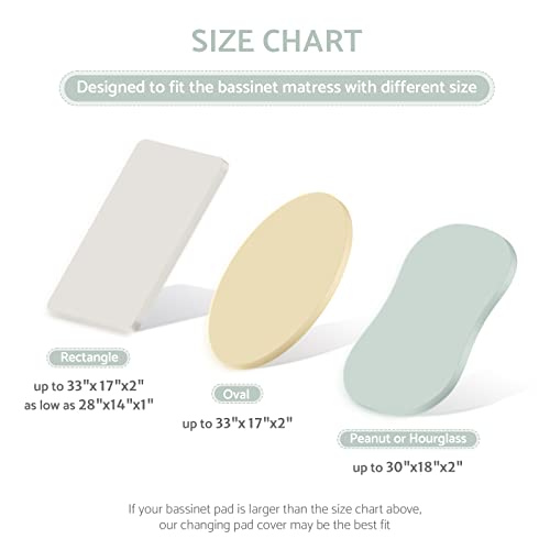 Blissful Diary Muslin Bassinet Sheets 2 Pack