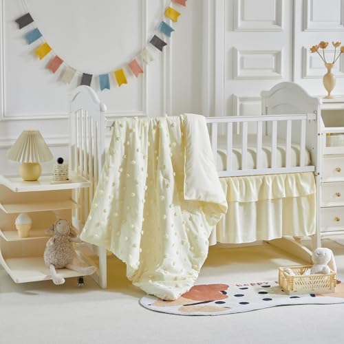 UOZZI BEDDING 3 Piece Crib Bedding Set