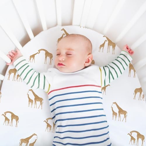 CIVARUA KIDS Stretchy Ultra Soft Bassinet Sheet Set 3-Pack 1