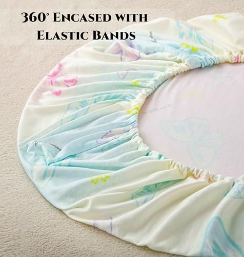 SDY Butterfly Bassinet Sheets Set of 2