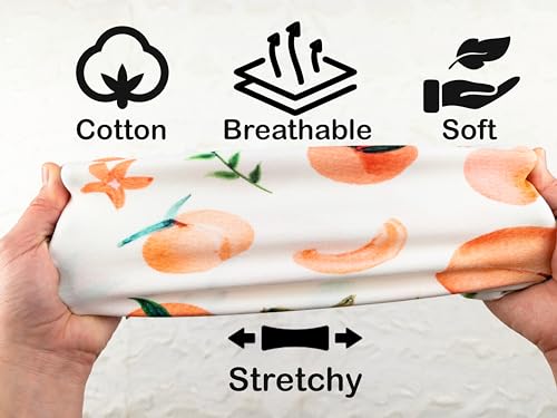 TeoBee Peach Swaddle and Headband Set 0-6 Months