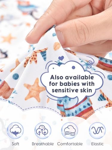 Cozary Baby Bassinet Fitted Sheets Waterproof Breathable Animal Cartoon 1PC