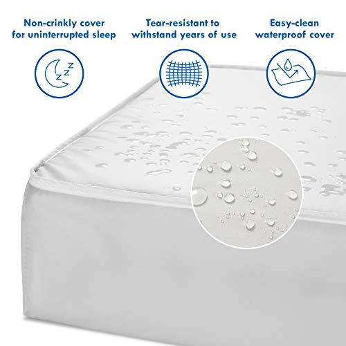 DaVinci Complete Slumber Mini Crib Mattress Firm Lightweight Waterproof Greenguard Gold Certified