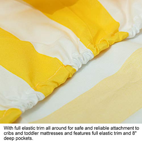 NTBAY Toddler Sheet Set - 3-Piece Microfiber Crib Set