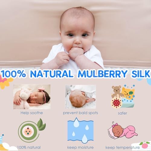 PROMEED 23 Momme Mulberry Silk Bassinet Sheet