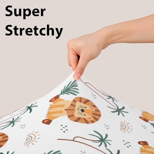 FIEMOL Baby Bassinet Sheets 3 Pack Brown Lion