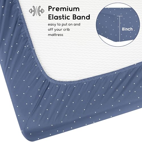 Yoofoss 2 Pack Crib Sheets Panda Design