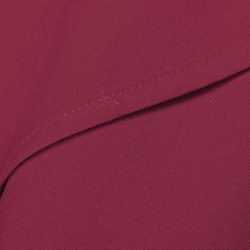 NTBAY Toddler Bedding Set - 4 Piece Wine Red 1