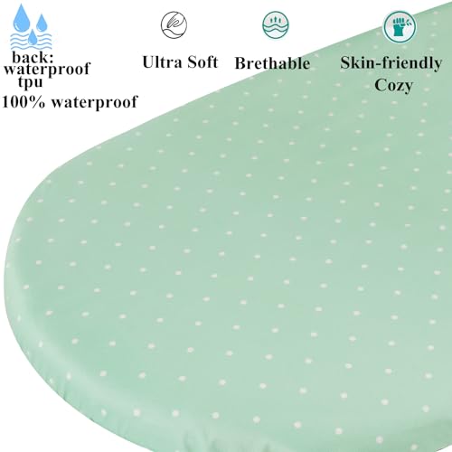 Fadacudan Waterproof Bassinet Sheets 2 Pack 1
