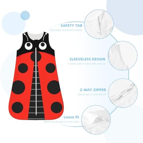 Figtihw Strawberry Cute Baby Sleep Sack for Infant Unisex