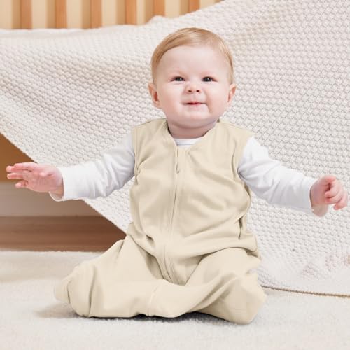 Baby Sleep Sack 12-18 Months 3 Pack Apricot 100 Cotton